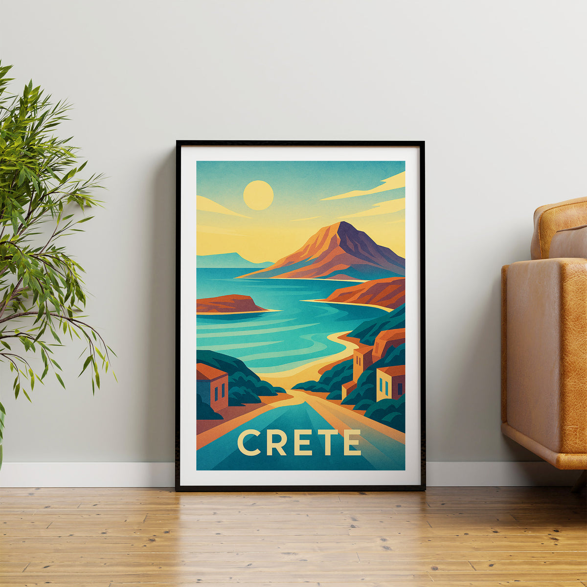 Crete graphic print