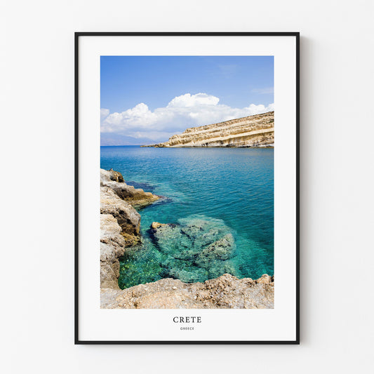 Crete Travel Poster