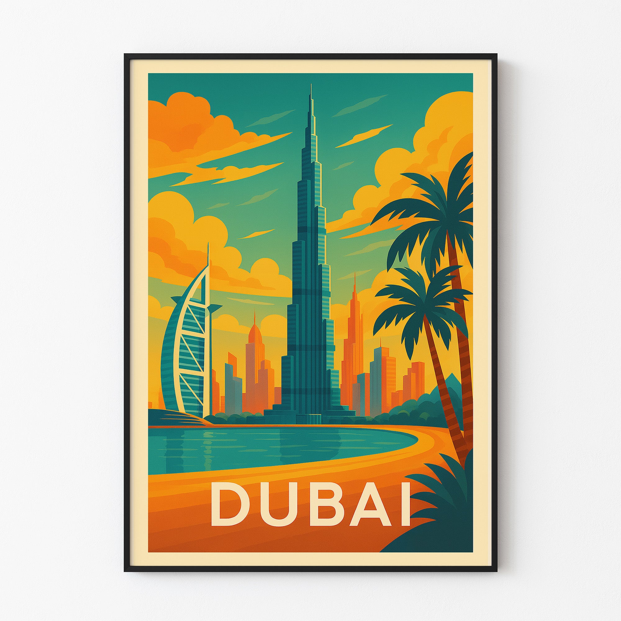 Dubai graphic print