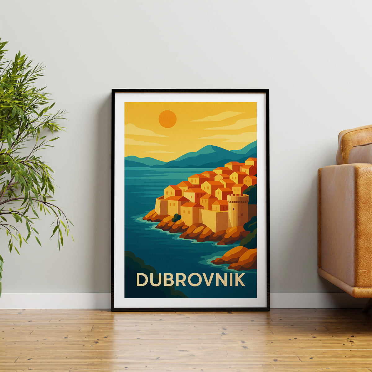 Dubrovnik graphic print