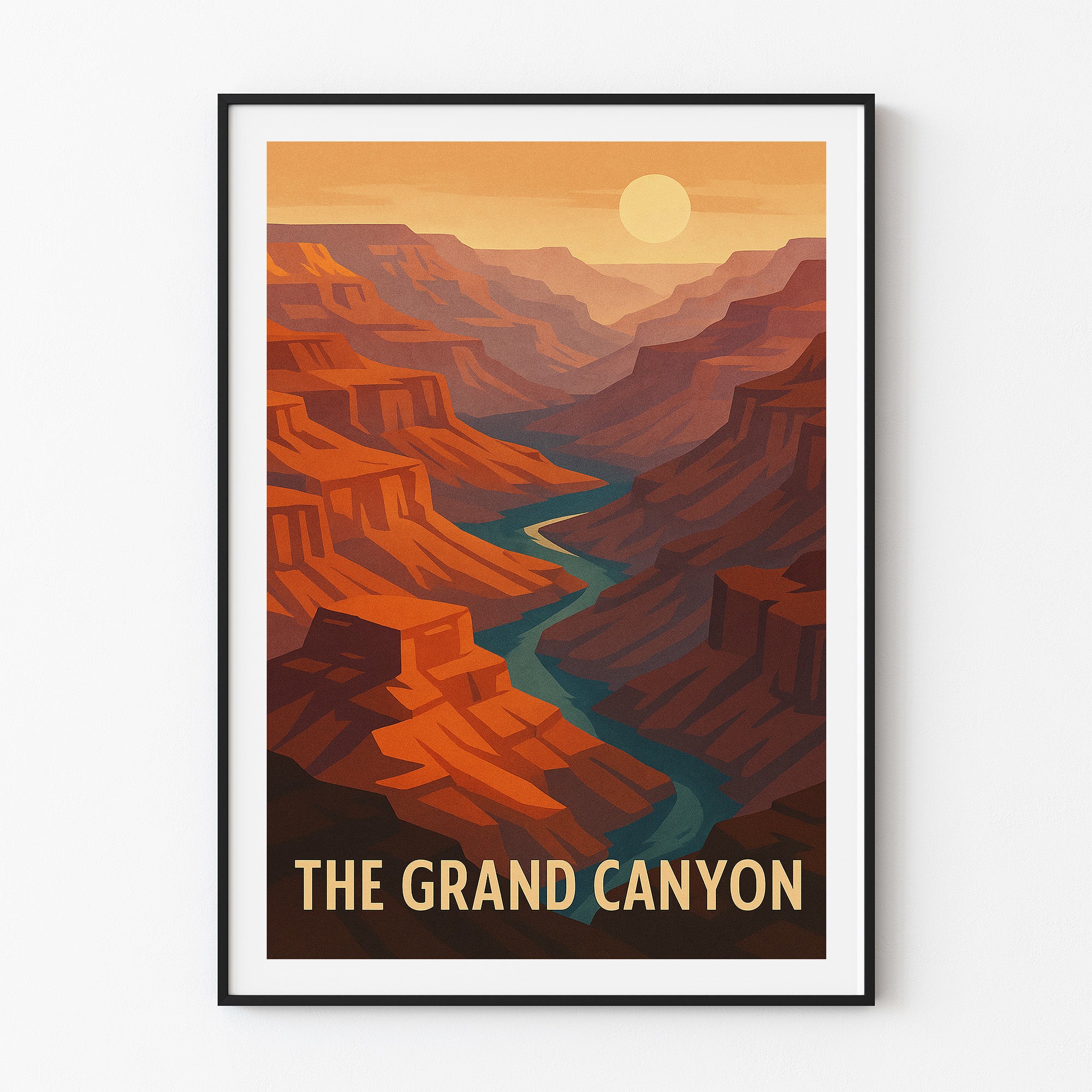 Grand Canyon graphic print