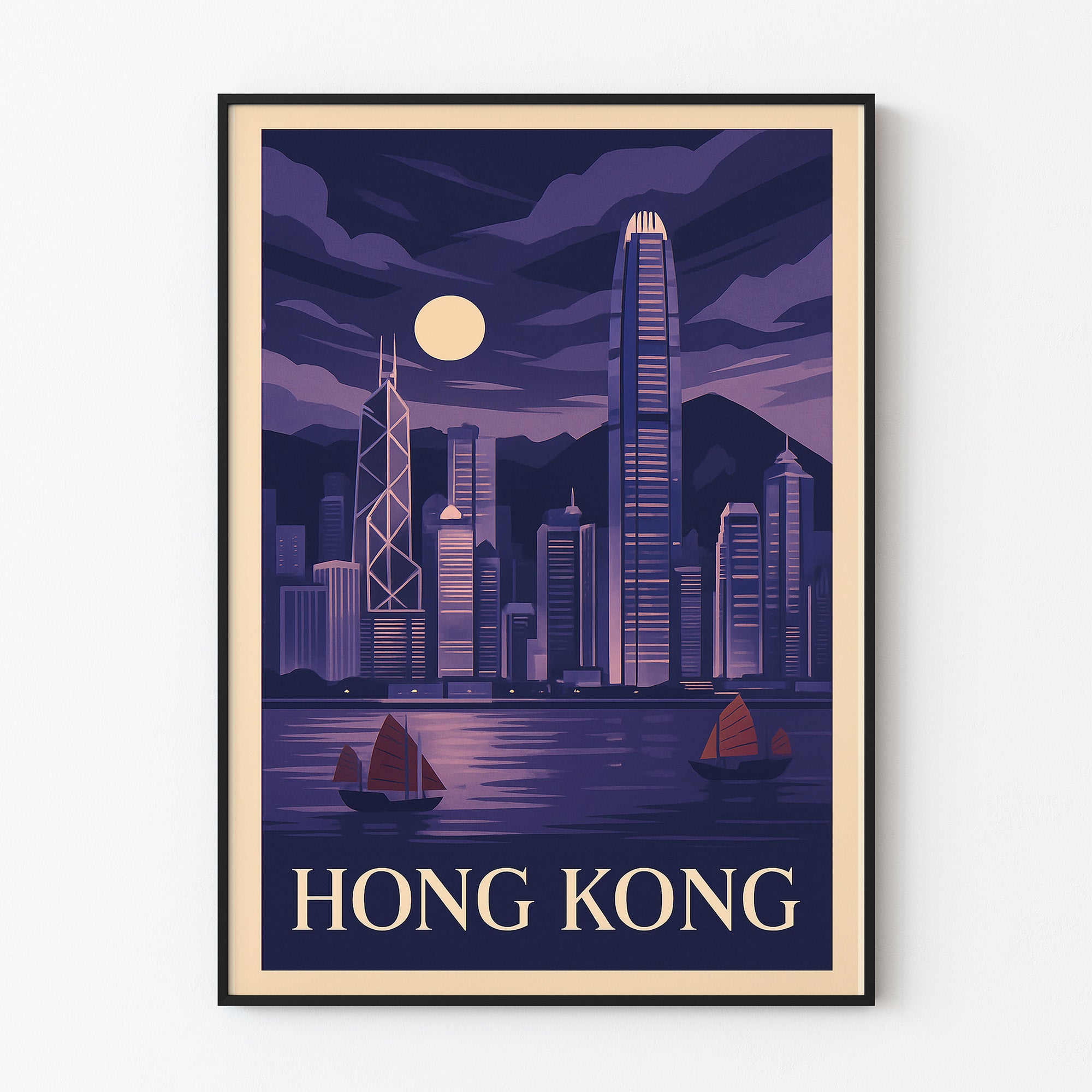 Hong Kong graphic print