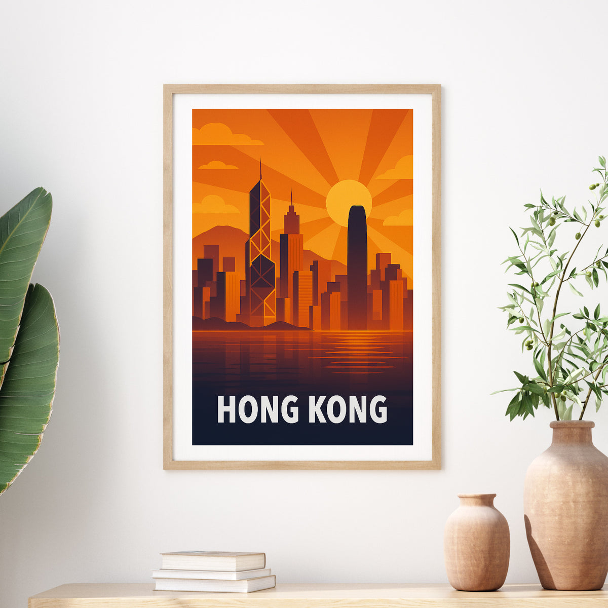 Hong Kong graphic print