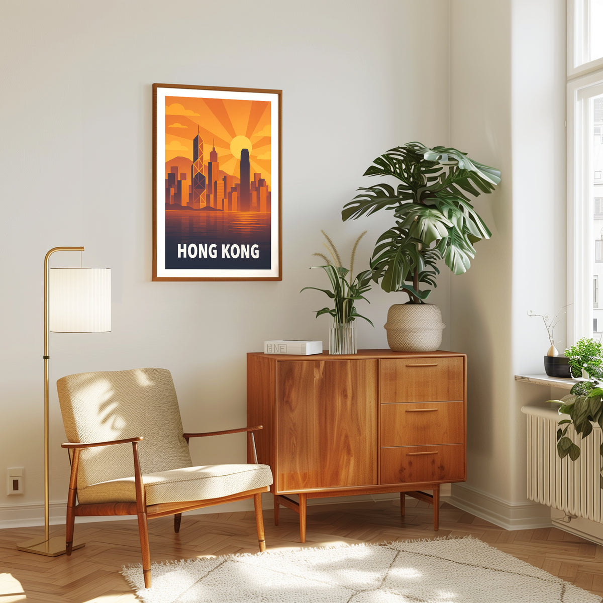 Hong Kong graphic print