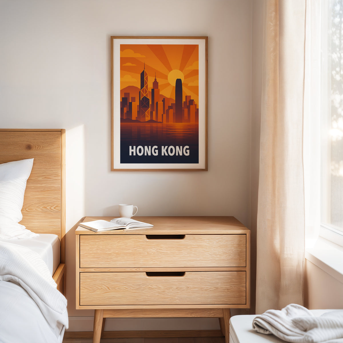 Hong Kong graphic print