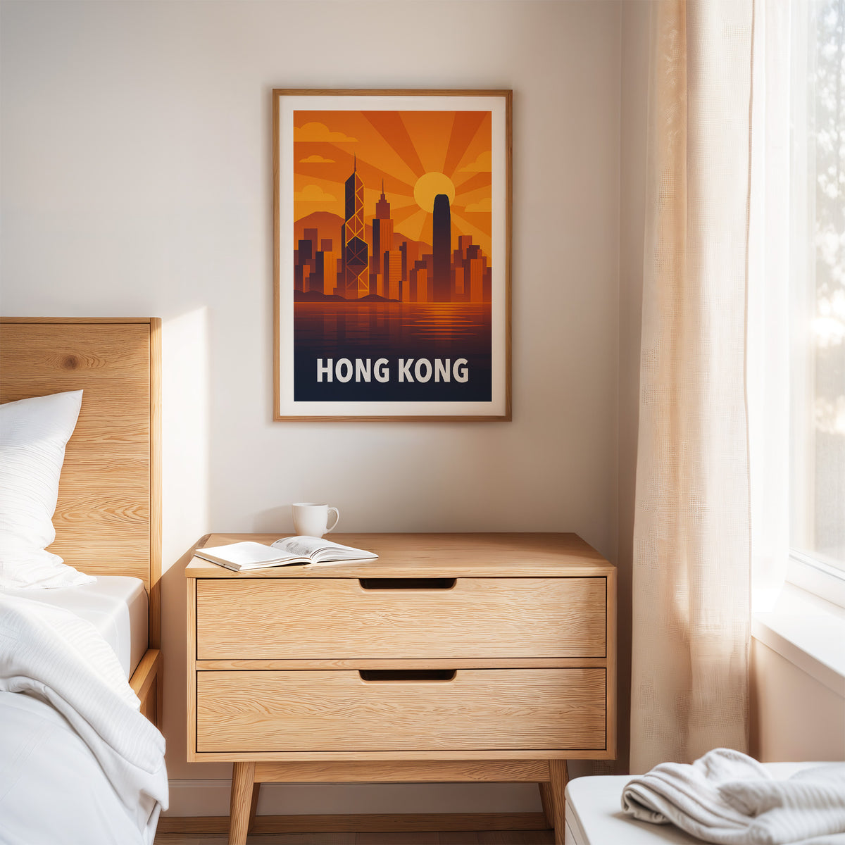 Hong Kong graphic print