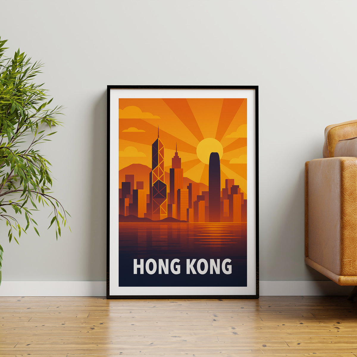 Hong Kong graphic print