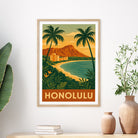 Honolulu graphic print