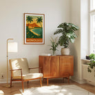 Honolulu graphic print