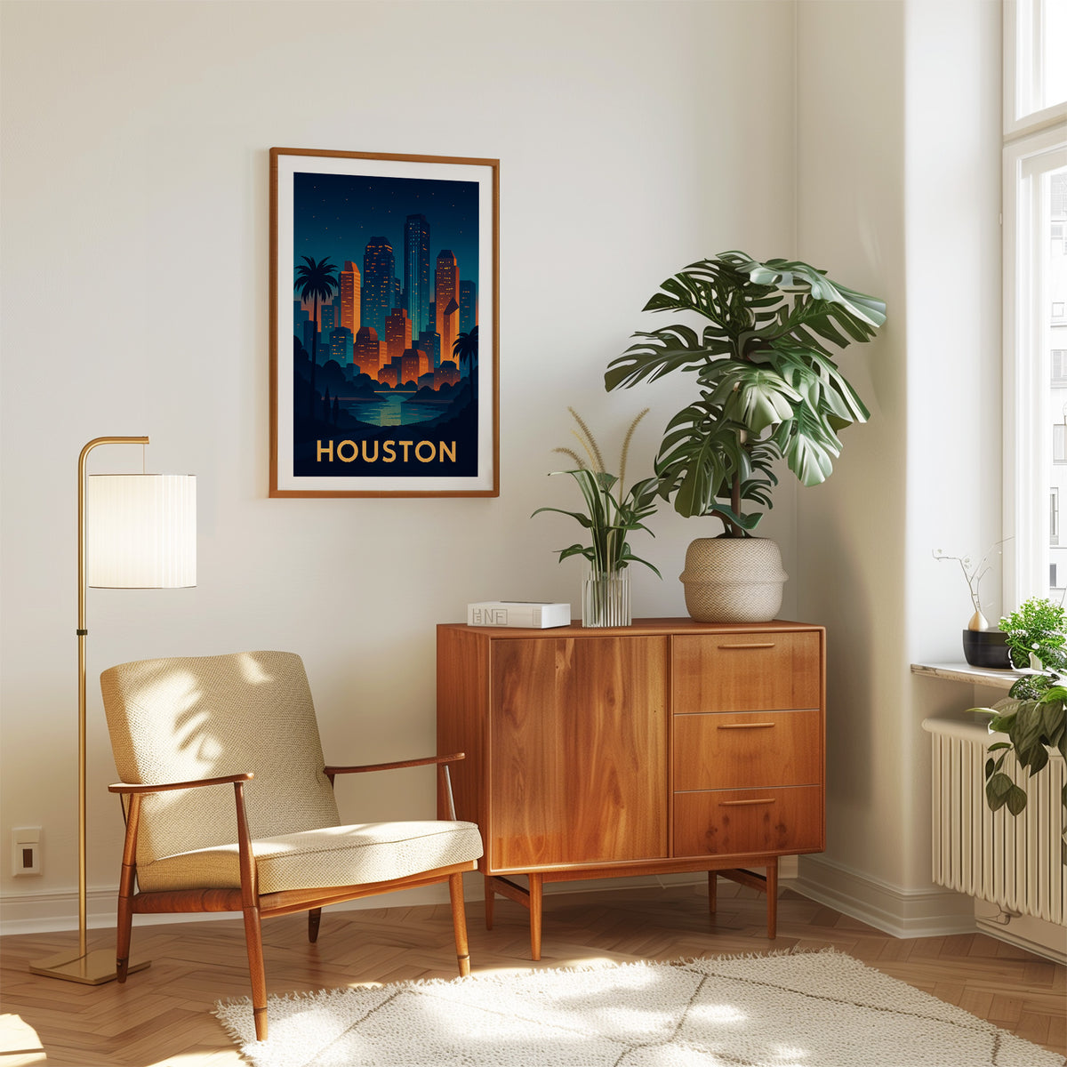 Houston graphic print