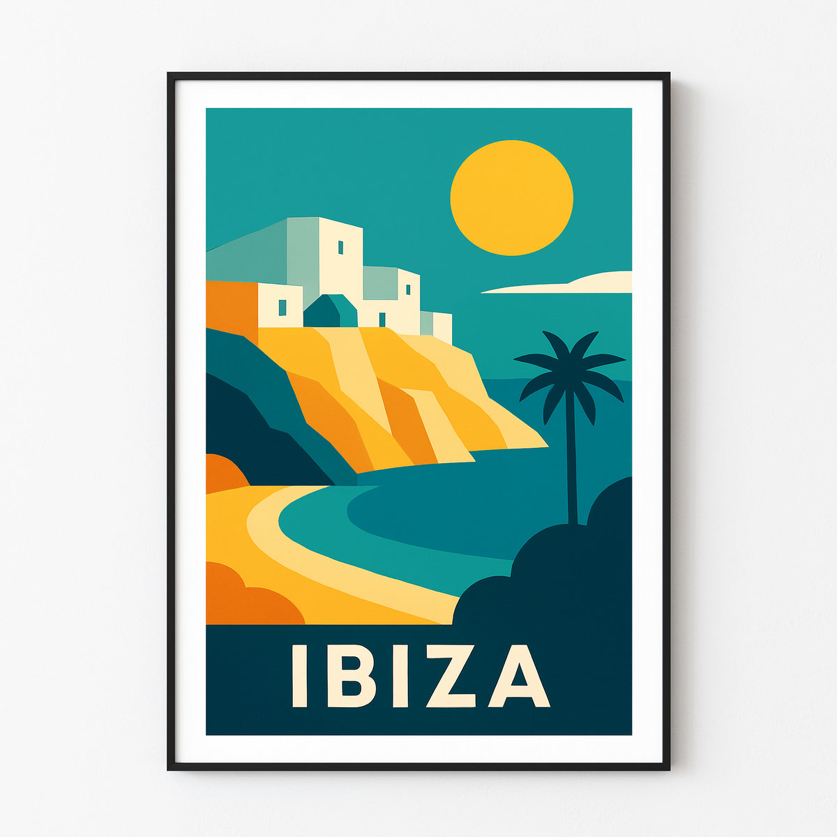 Ibiza graphic print