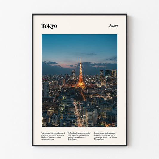 Tokyo Skyline Poster