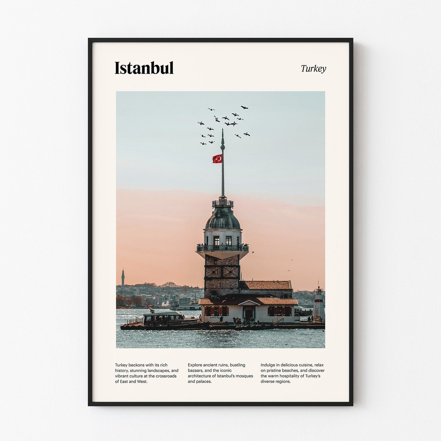 Istanbul Travel Poster