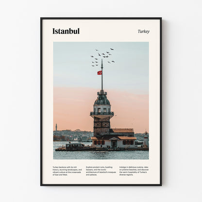 Istanbul Travel Poster