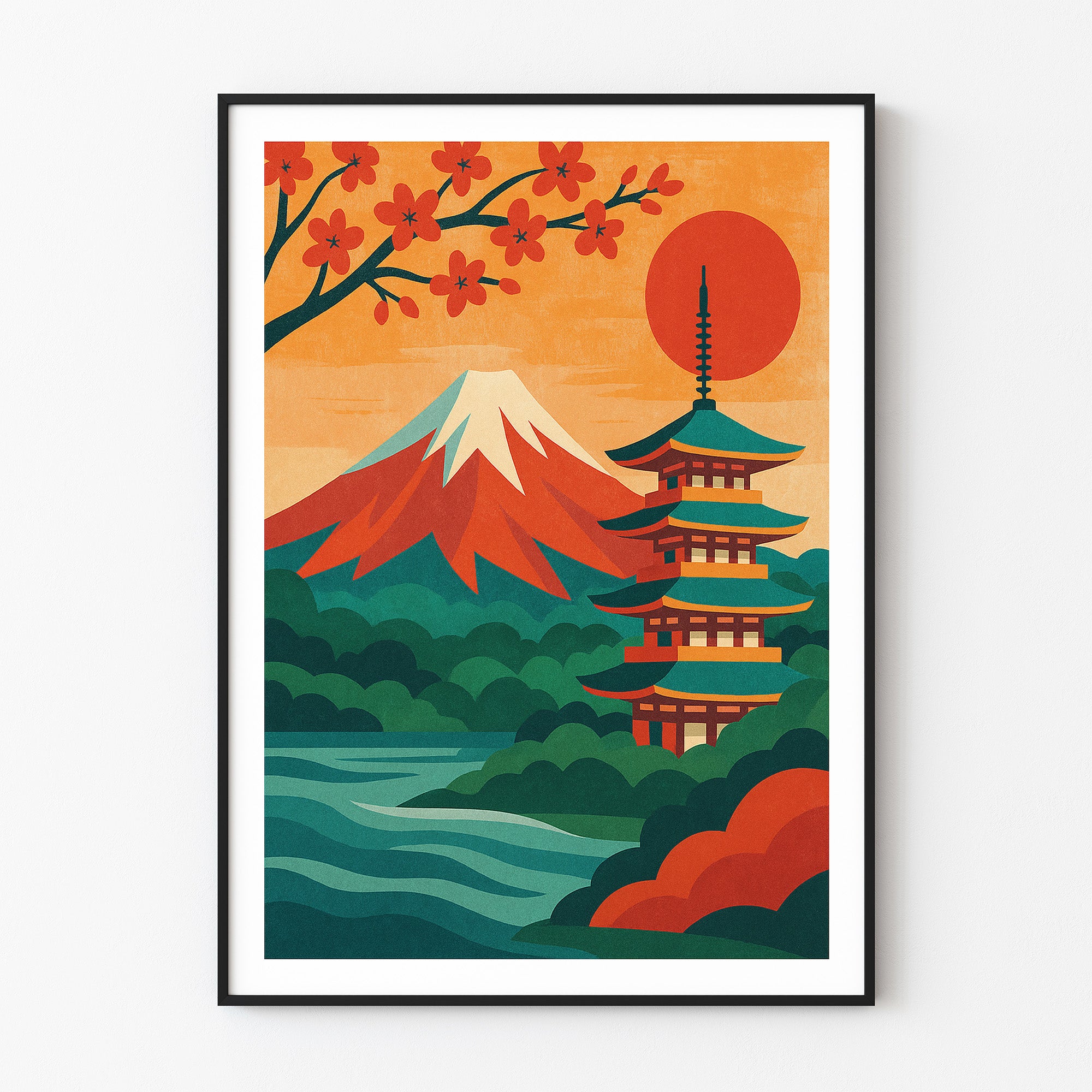 Japan graphic print