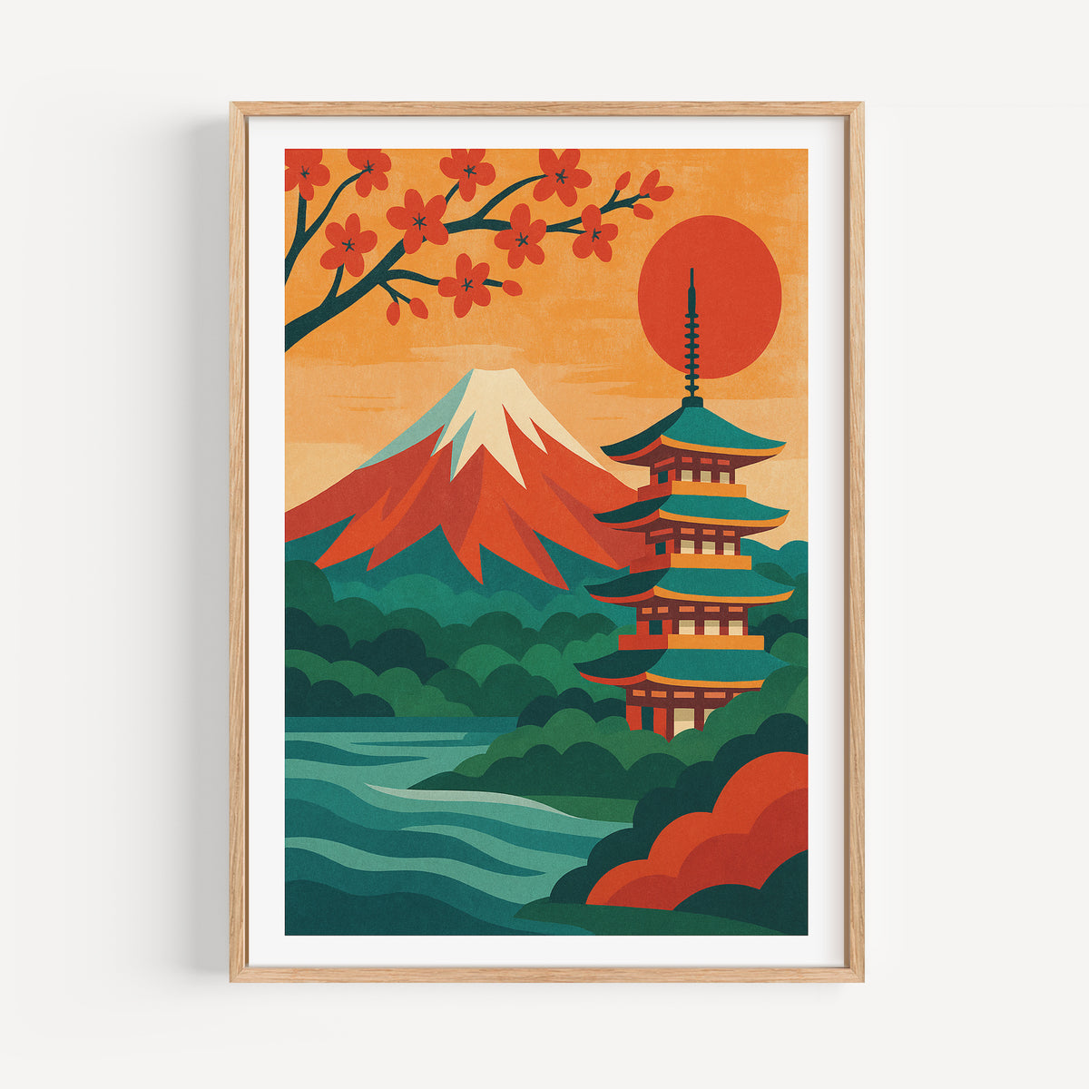 Japan graphic print