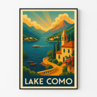 Lake Como graphic print