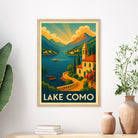 Lake Como graphic print