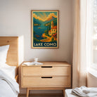 Lake Como graphic print