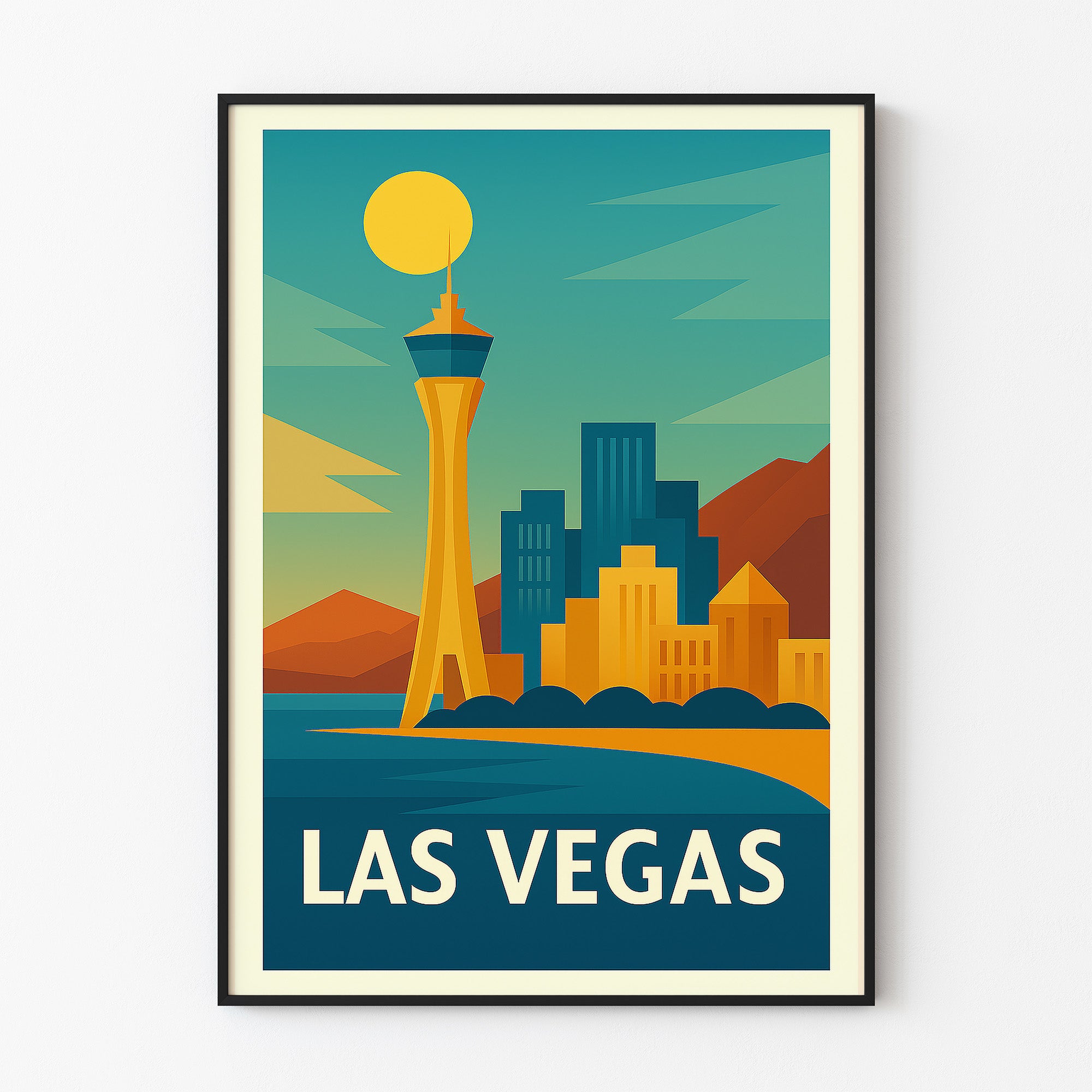 Las Vegas graphic print