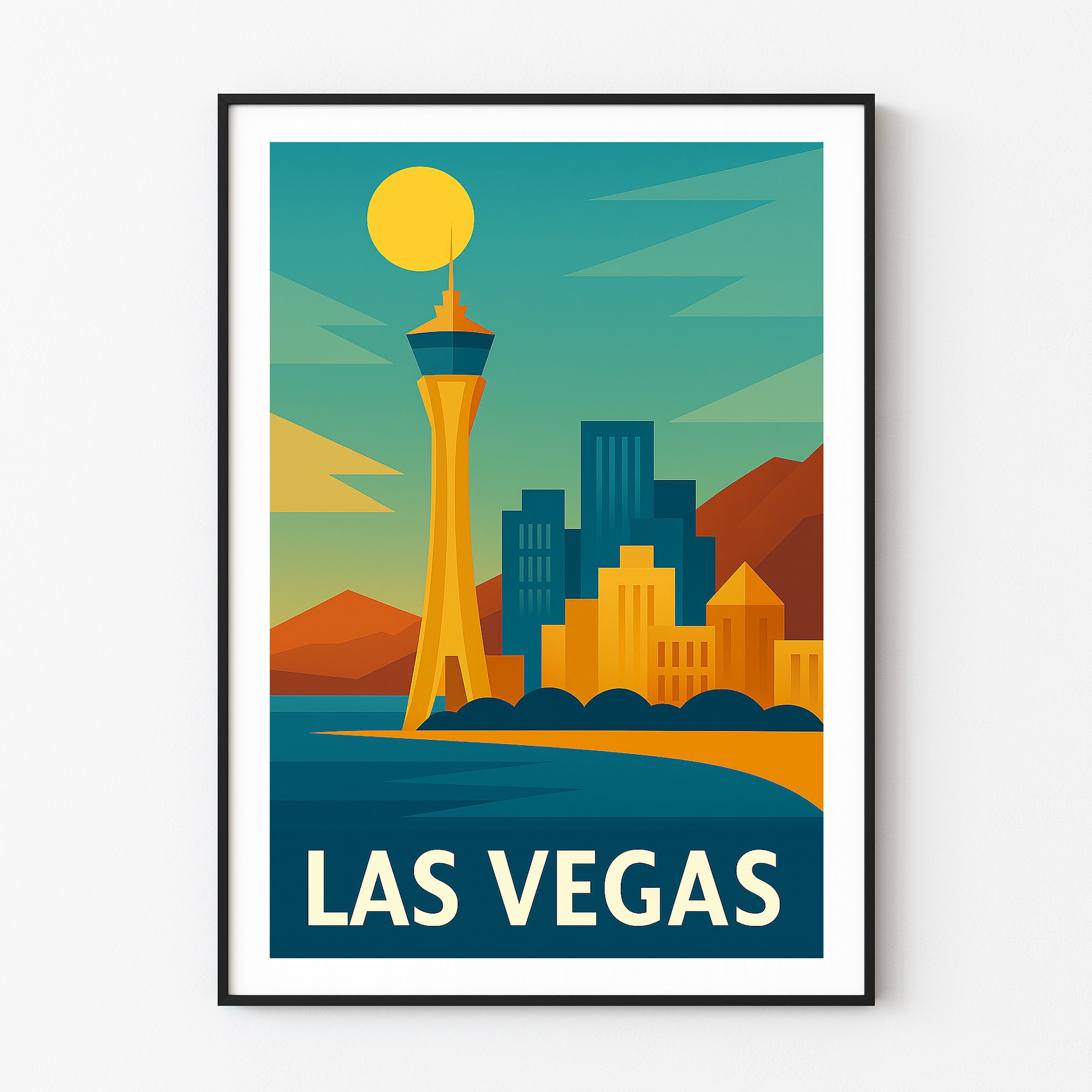 Las Vegas graphic print