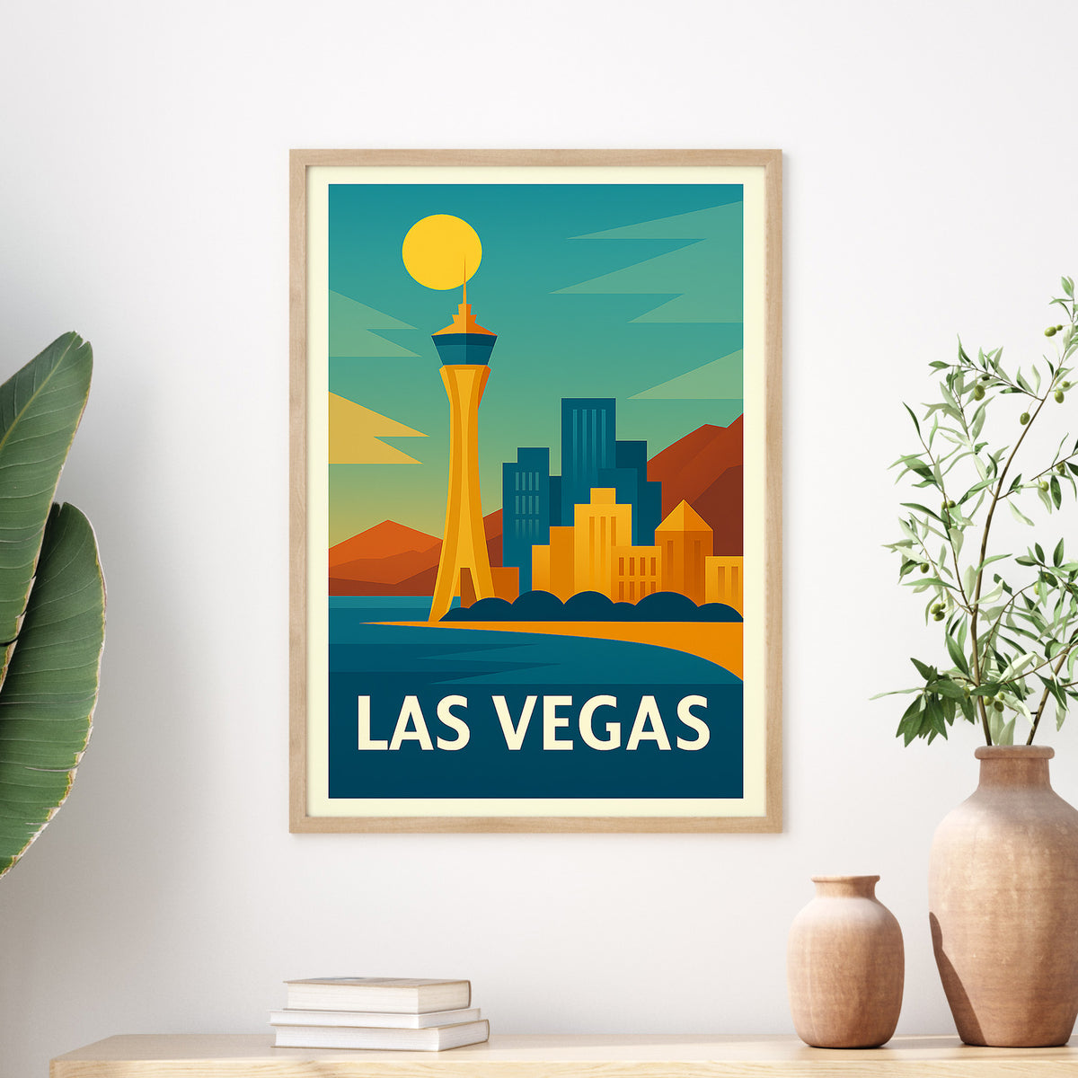 Las Vegas graphic print