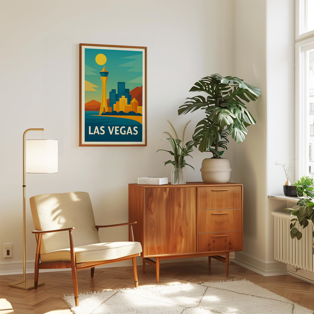 Las Vegas graphic print
