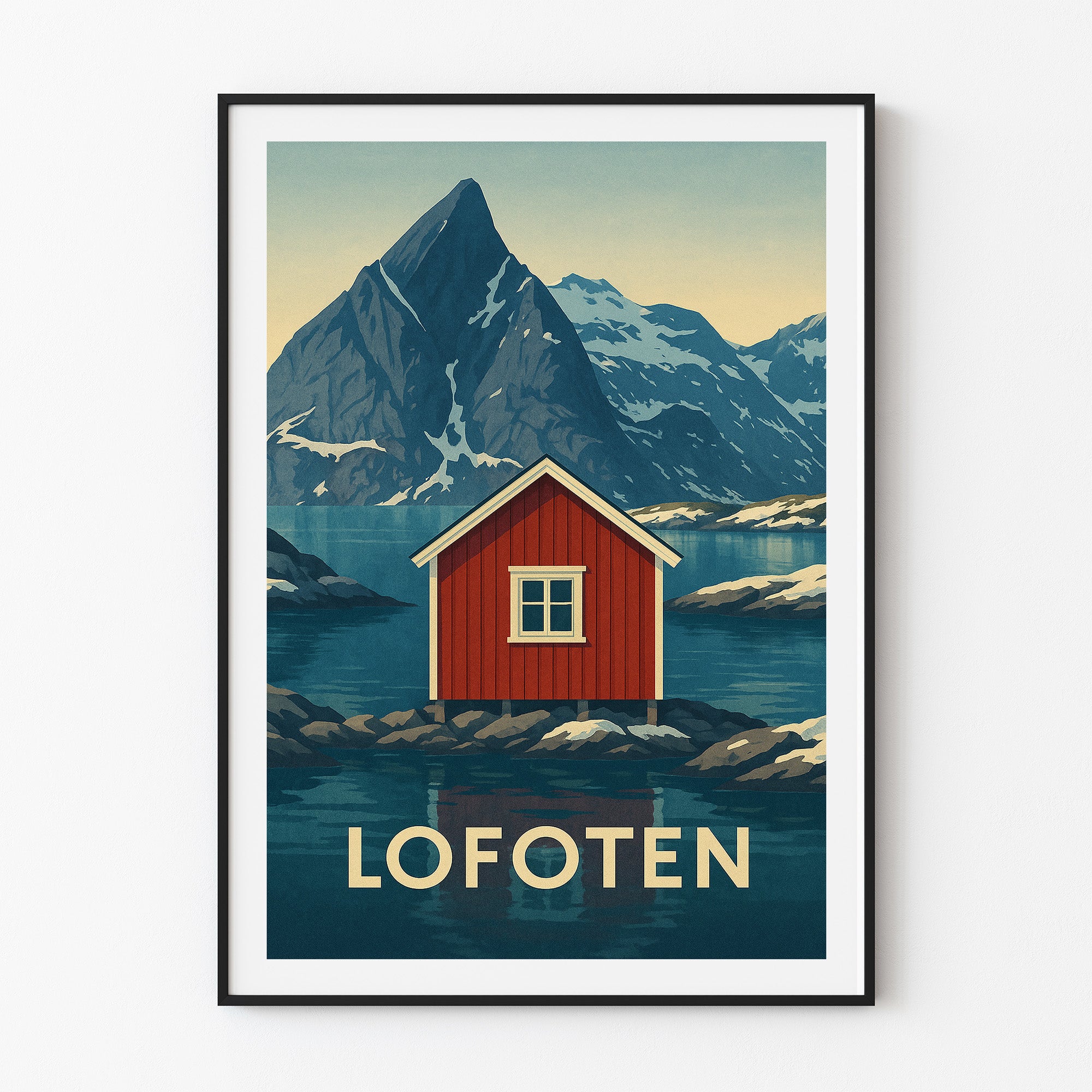 Lofoten graphic print