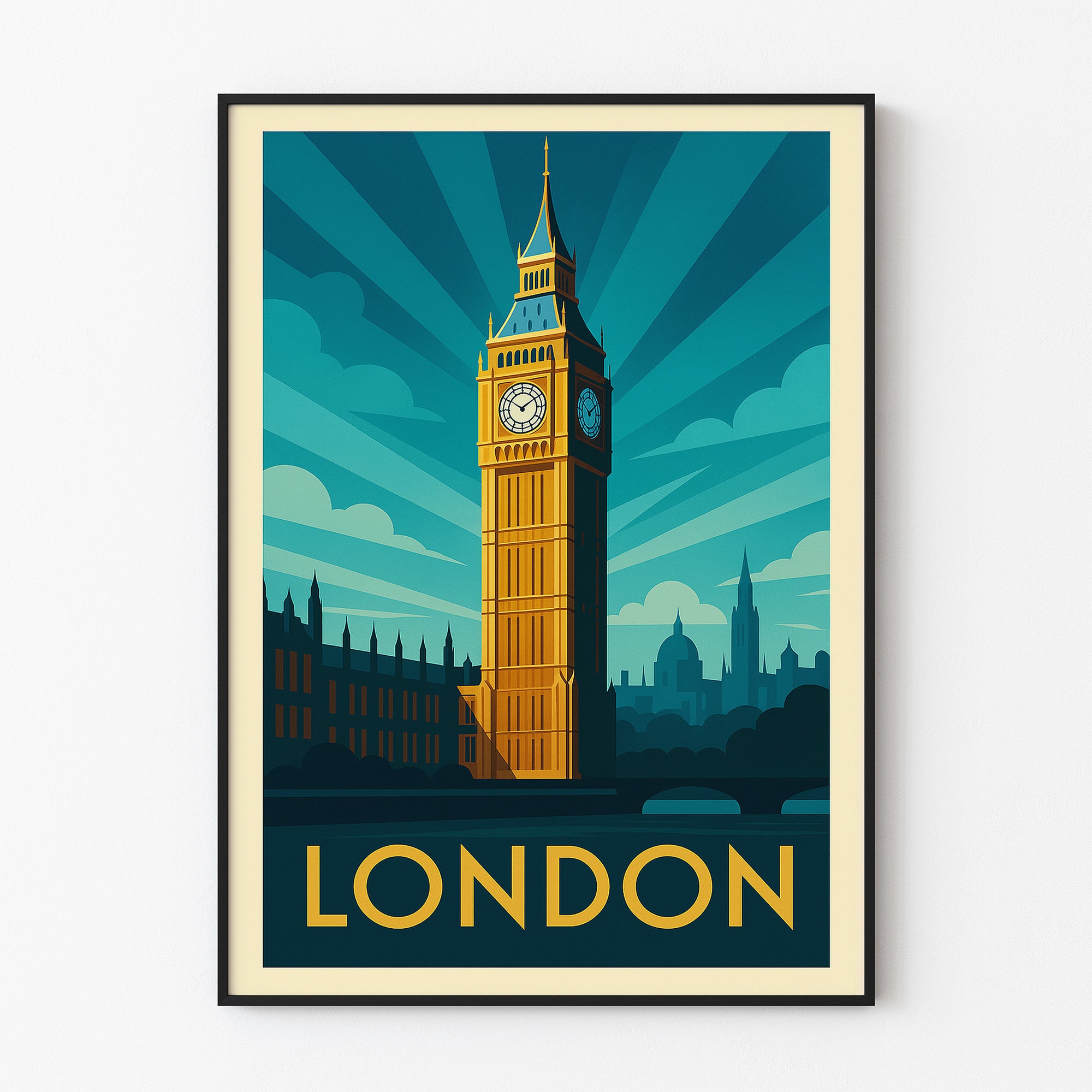 London graphic print