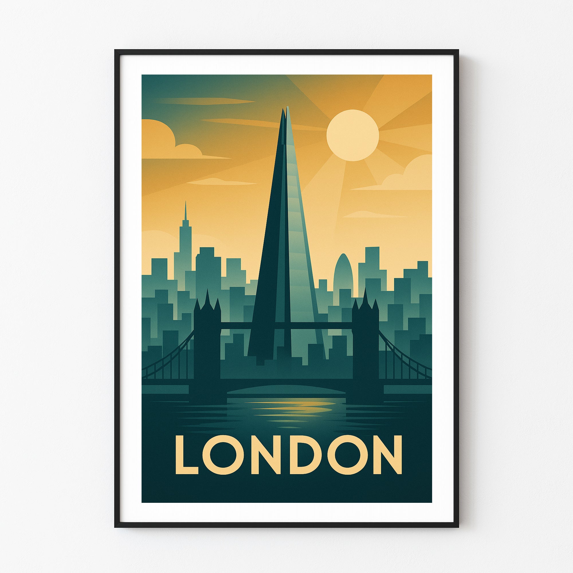 London graphic print