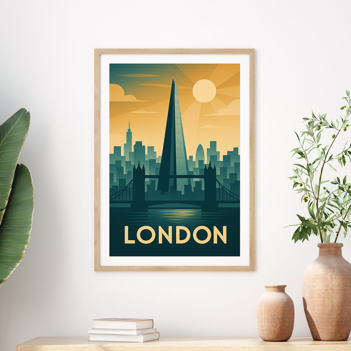 London graphic print