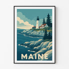 Maine graphic print