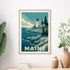 Maine graphic print