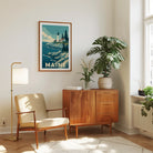 Maine graphic print