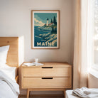 Maine graphic print