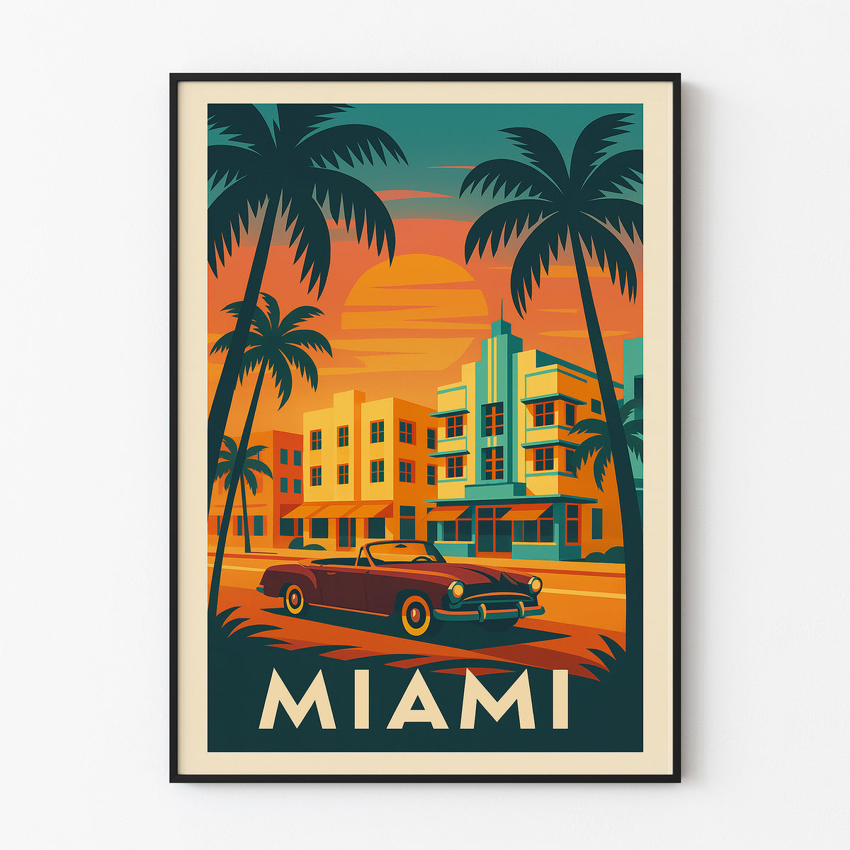Miami graphic print