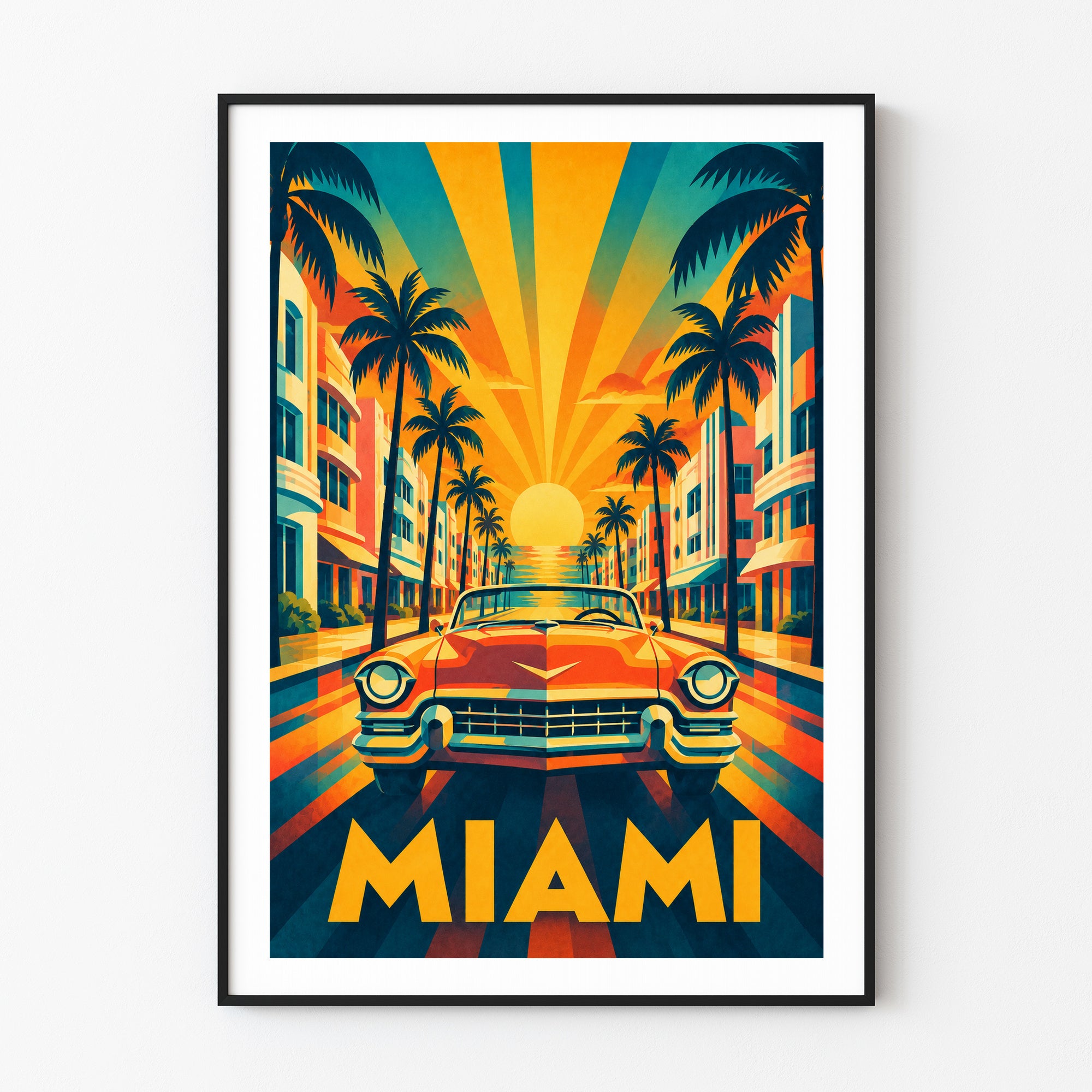 Miami graphic print