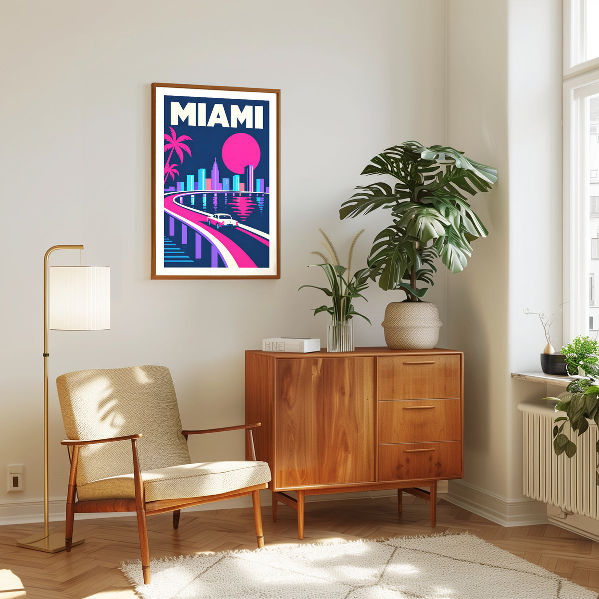 Miami graphic print