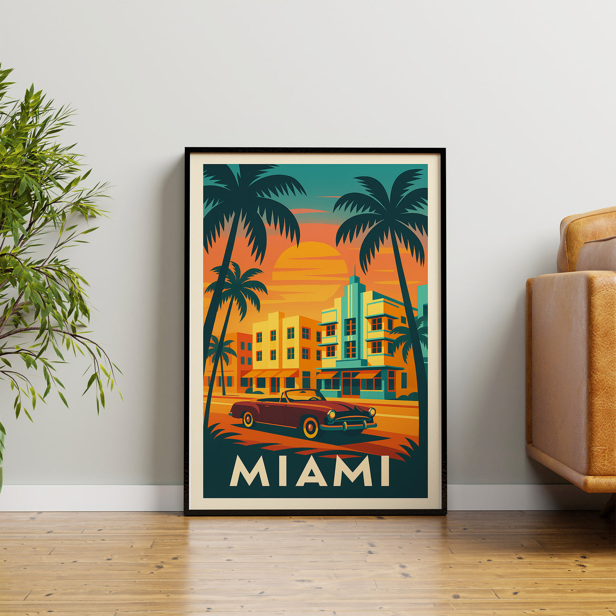 Miami graphic print