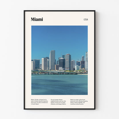 Miami Travel Poster