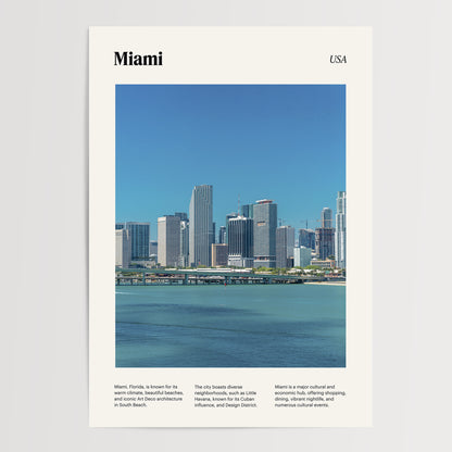 Miami Travel Poster