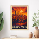 Minneapolis graphic print