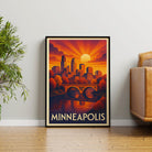 Minneapolis graphic print