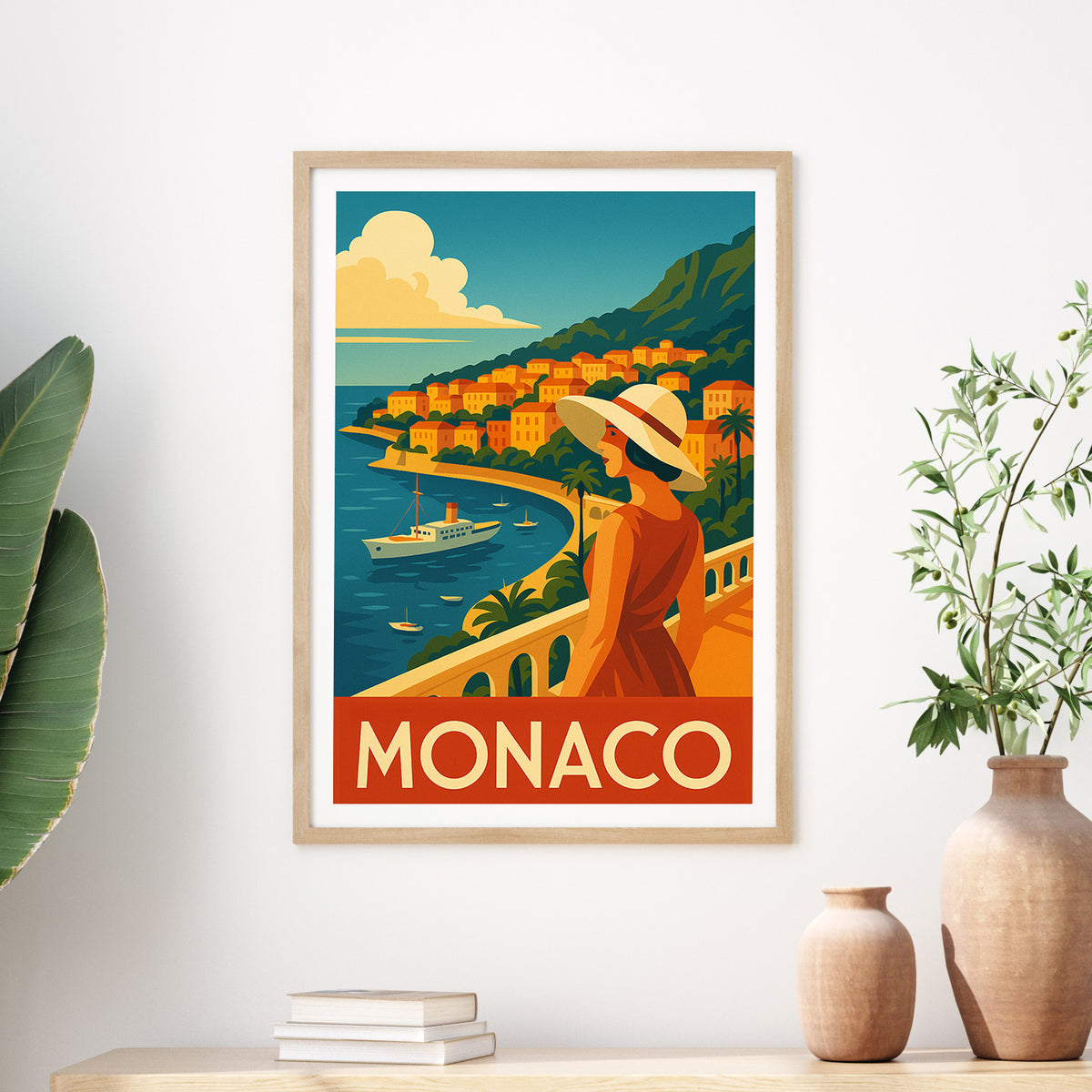 Monaco graphic print