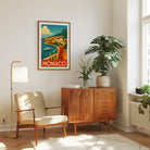 Monaco graphic print