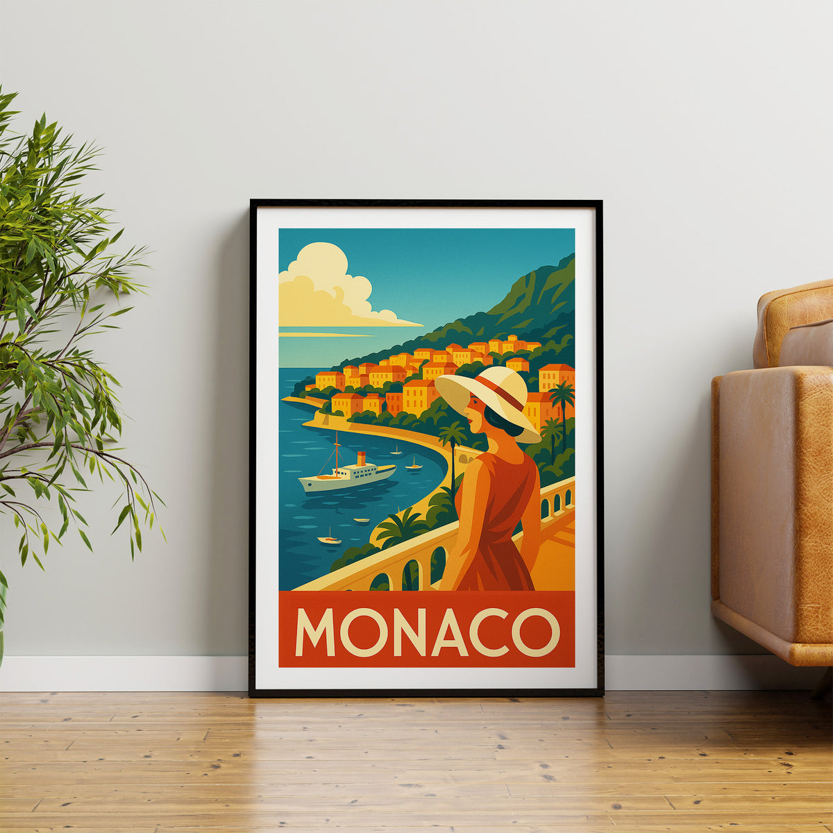 Monaco graphic print