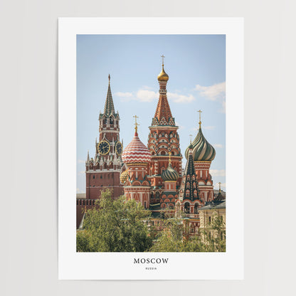 Moscow Travel Poster