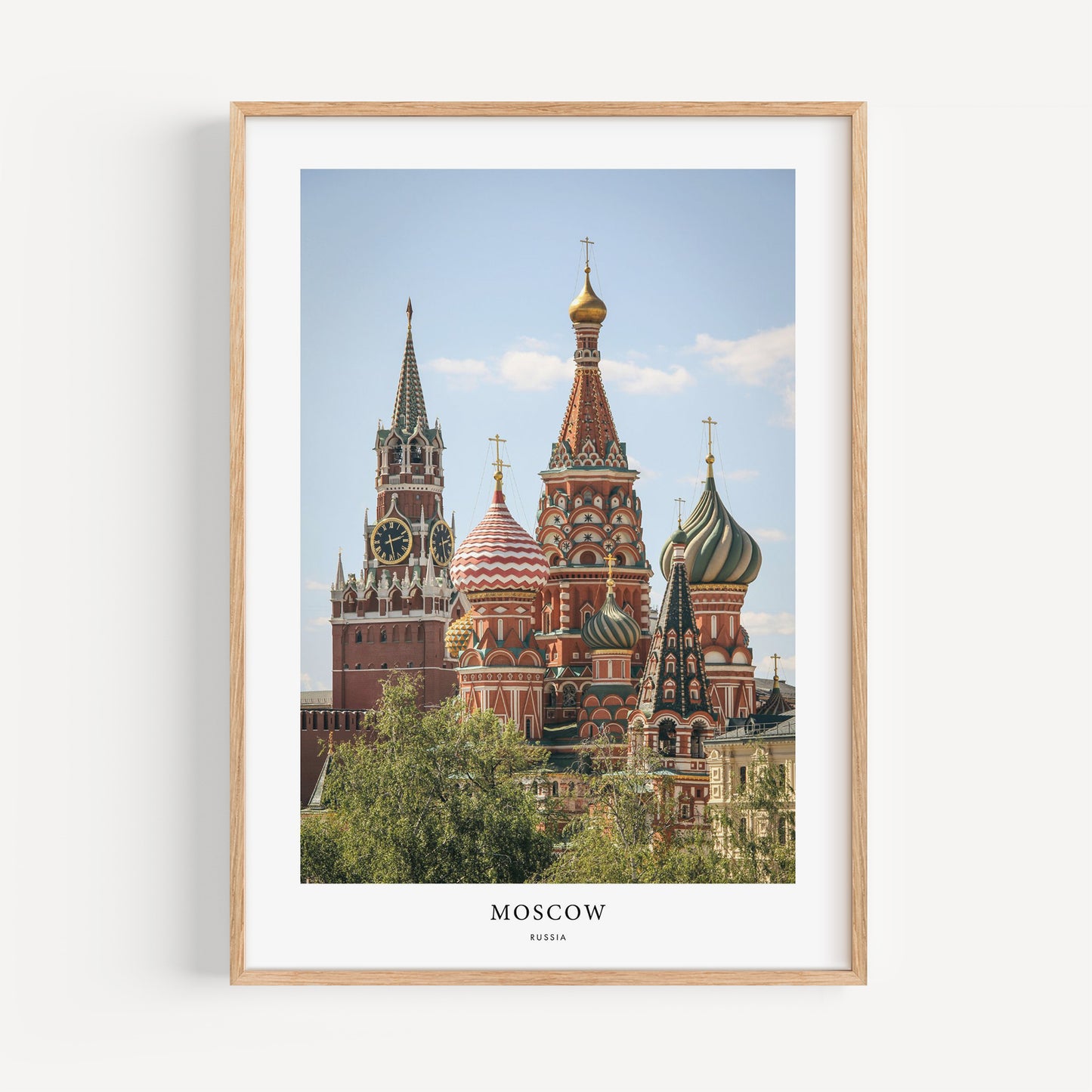 Moscow Travel Poster