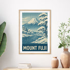 Mount Fuji graphic print