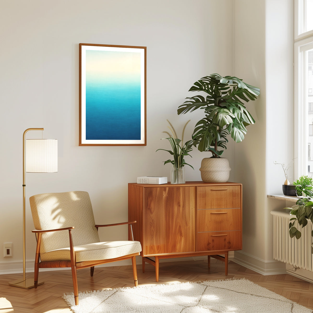 Ocean Gradient print